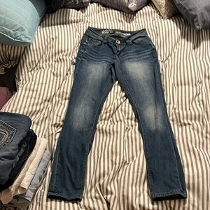 DKNY Jeggings Blue Jeans Stretchy Mid Rise Skinny Jeans SZ 8